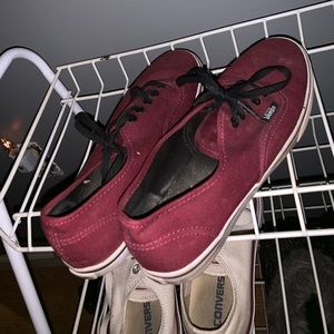 Maroon vans size 5 barely worn